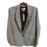 BB Dakota Steve Madden Black and White Houndstooth Blazer Size M Photo 1