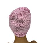 Reebok  Women's Pink Knit Beanie Rams Logo One Size Fits All 100% Acrylic Photo 2