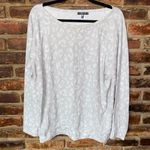 Tart  Intimates Gray Leopard Animal Print Sleepwear Pajama Top Women's Size Large Photo 0