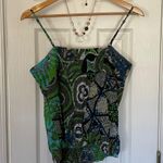 Fire Los Angeles Y2K Fire Tropical Psychedelic Camisole Blouse Photo 2