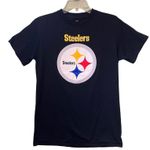 Majestic Pittsburgh Steelers Shirt Women's Sm Black NFL Football Short Sleeve Cotton Tee Photo 8