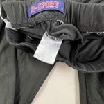 AQ Sport Black Cotton White Stripe Leggings Photo 2