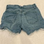Gap Blue Distressed Jean Shorts Relaxed Fit Photo 1