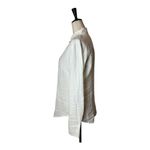 J Crew Shirt Women 4 White Baird McNutt Irish Linen Slim Fit Button Down Preppy Photo 5