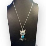Style Owl Teal Belly Necklace Photo 0