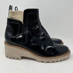 Dolce Vita Huey H2O Patent Leather Ankle Boots Booties Black Women’s Size 10‎ Photo 2