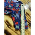 LuLaRoe ‎ Women Size Small Plaid Shirt  Dog Print Holiday Preppy Winter Christmas Photo 7