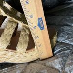 a.n.a  Women's Merlin Wedge Sandals Size 9.5 Braided Raffia Beige platform preppy Photo 2