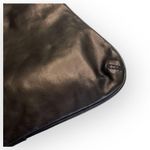 HTF: new Kale 𖦹 Diego Leather Messenger Flap Bag 𖦹 Choc Metallic Suede Lined Photo 11