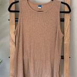 Old Navy Tan Ribbed Tank Top Photo 0