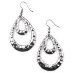 Paparazzi Museum Muse Black Earrings (172) Photo 1