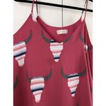 Altar'd State  Western Boho Bull Skull Print Cami Strap Mini Dress Size Med Photo 3