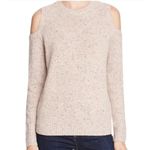 Rebecca Minkoff  Blush Confetti Merino Wool Cold Shoulder Sweater Size Small Photo 1