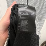 H&M Grey Crewneck Short Sleeve Thick Waffle Knit Fit & Flare Dress XS EUC Photo 5