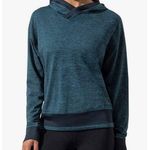 Mondetta  Performance Long Sleeve Hoodie Hooded Pullover Top Teal Heather L 12-14 Photo 0