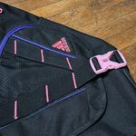 Adidas  Black Sling Backpack with Pink Accents Photo 1