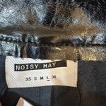 Noisy May  Vinyl Shiny Black Straight Leg Pants Photo 3