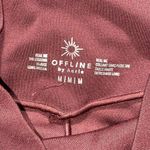 Aerie Offline By Burgundy Real Me High Waisted Leggings Size M Photo 4