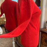Adrienne Vittadini  Vibrant Red Turtleneck Sweater 86% Cotton Photo 3