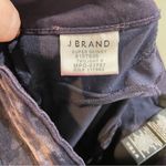 J Brand  Super Skinny Twilight Velvet Legging Jeans Purple Size 29 Photo 6