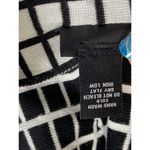 Rue 21 Windowpane Pleated High Waist Flare Skater Mini Skirt Size M/L Black White Photo 3