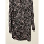 Soma  Size Small Long Sleeve Top Loungewear Soft Cozy Pink Black Tunic Shirt Photo 12