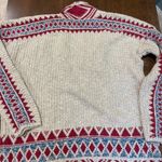 Lucky Brand Aztec Cardigan Sweater Women's Size XS Long Sleeves Open Front Knit Photo 9