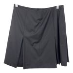 Brooks Brothers Size 6P Wool Mini Skirt Pleated Career Solid Black Petite 986 Photo 0