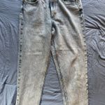 ZARA  Race Car Custom Embroidered Mom Jeans Photo 0