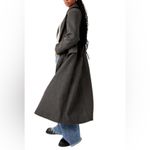 Free People Victoria Flared Wool-Blend Coat Photo 3