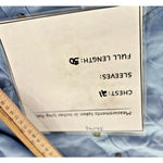 Soft Surroundings Blue Denim Button Front Long Sleeve Shirt Dress XL Photo 8