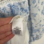 Disney Princess White Blue Floral Long Sleeve Lined Romper ~ FLAWED ~ Size M Photo 8