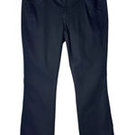 7 For All Mankind  Pants Women 31 Black Cotton Blend‎ Western Flare Leg Bootcut Photo 0