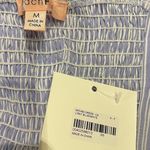 Light Blue White Striped Maxi Dress Size M Photo 2