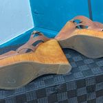 Lucky Brand Platform wedge sandals with ankle strap. Comfortable and versatile Photo 4