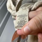 Gimmicks by BKE  Tan/Orange Sheer Split Back Blouse size M Photo 7