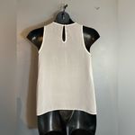 I.N. San Francisco sheer white sleeveless blouse Photo 4