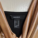 Forever 21 Gold Metallic Dress Photo 2