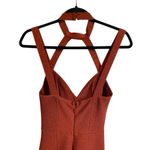 House Of CB Cypresa Rust Lurex Collar Strap Jumpsuit Style SB2918 Photo 6