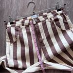 Blank Paige ‎ boutique brown stripe flare jeans boho women’s size 10 western Photo 4