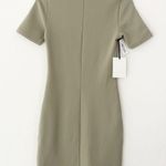 Aritzia  Sunday Best Callie Seagrass Green Bodycon T-Shirt Mini Dress NWT | 2XS Photo 6