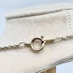 Handmade  Faux Pearl Necklace Silver Tone Chain 18” Photo 4