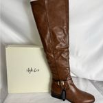 Style & Co Brown Over the Knee Boots with Polished Finish Photo 1