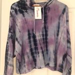 MARONIE LA Tie Dye Hooded Crop Sweatshirt BRAND NEW Size Medium! Photo 7