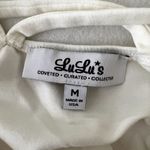 Lulus  White High Neck Strappy Open Back Skater Dress Photo 5