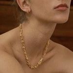 Gold Plated Chain Necklace Photo 0