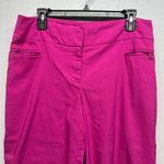 Lane Bryant  Women's Office Workwear Casual Cropped Stretch Pink Pants Size 14 Photo 2
