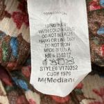 Vine & Love Smocked Bust Floral Print Long Sleeve Top M Photo 4