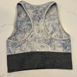 Lululemon Blue and White Patterned sports bra Photo 1