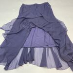 Polo Ralph Lauren Amla Midi Skirt Size 8 Purple Photo 3